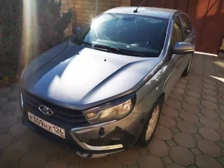 Lada Vesta, 2017 года, 106 лс, 188261 км Легковой автомобиль LADA GFL110 VESTA, 2017 года выпуска, идентификационный номер VIN: XTAGFL110JY121193, 106 л.с., цвет кузова – серый, ГРЗ: Р309НХ 126RUS. Требует ремонта.