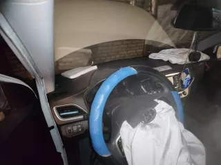 Hyundai Solaris, категория автомобиля В, VIN Z94K241CAKR143805, 2019 года изготовления, цвет кузова белый, мощность двигателя  л.с.  123, рабочий объем двигателя 1591