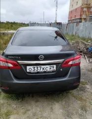 Nissan Sentra, 2015 г., 117 лс, 161608 км, АКПП, Легковой автомобиль, марка: NISSAN, модель: SENTRA, год изготовления: 2015, цвет: темно-серый, VIN: Z8NBEAB1752631415, ПТС: 47ТС 729543, г/н: 0337КС29, экологический класс: пятый, разрешенная максимальная масса 1675 кг, масса без нагрузки 1328 кг