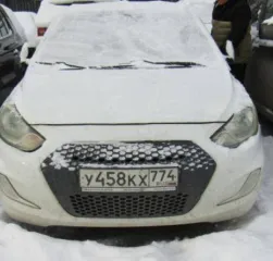 Hyundai Solaris 2013 года, 123 лс, 270224 км, АКПП, VIN: Z94CT41DBDR252747, цвет белый.