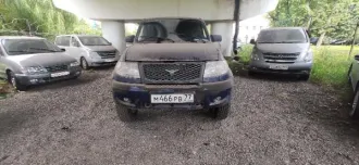 UAZ PATRIOT 2013 Продажа транспортного средства Легковые автомобили UAZ PATRIOT, идентификационный номер (VIN) – ХТТ316380D0012859 
Марка: UAZ 
Модель: PATRIOT 
Привод: полный 
Объем двигателя: 2235.0 
Мощность двигателя: 113.6 
Экологический класс: четвертый 
Пробег: 301314 
Государственный…