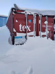 Контейнер TGHU 488501, местонахождение: ЯНАО, Тазовский район, территория Тазовского НГКМ