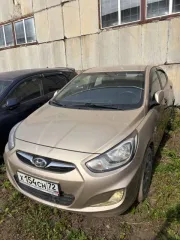 Hyundai Solaris, 2012 года, 123 лс, 219251 км. Автотранспортное средство со следующими характеристиками: Модель автомобиля: HYUNDAI SOLARIS; 2012 года выпуска; номер двигателя G4FC CW120283; VIN: Z94CT41DACR158524, ГРЗ Х154СН72, цвет Бежево-Серый, отсутствует аккумулятор.