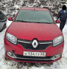 Renault Logan, VIN: X7L4SRAV451544038, госномер Н134ТУ68, 2014 г.