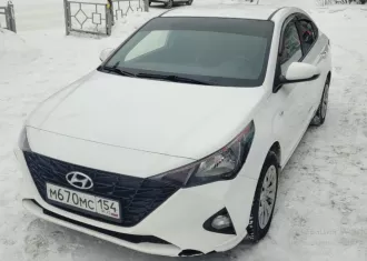 Автомобиль легковой, марка: Hyundai Solaris, VIN: Z94K241CBNR341495, гос. рег. номер: М670МС154, 2022 год