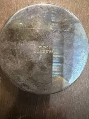 Фоторамка Faberge с часами 925/000 как книга 30,5 на 20,5