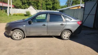 Lada Granta 219110 2018 легковой автомобиль: марка: Lada 219110, год изготовления: 2018, vin XTA219110K0302338, цвет: серебристо-темно-серый, двигатель модель 11186, номер 6735078