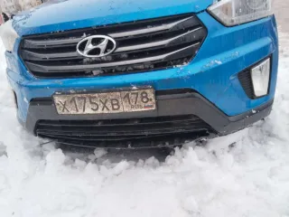 Hyundai Creta, 2017 год, синий. VIN: Z94G2811BJR079647, ПТС: 78 ОТ 833085, госномер: Х175ХВ178. Мощность двигателя: 123 л.с., разрешенная максимальная масса 1825 кг, масса без нагрузки 1400 кг.