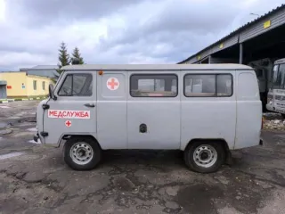 УАЗ-396295 2009 года выпуска, VIN XTT39629590470675. Мощность двигателя 112 л.с., объем 2693 см³. Пробег 79548 км. Вид транспорта специальный.