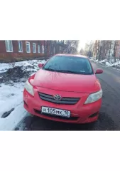 Тойота Королла VIN:JTNBV58E60J055615 Год выпуска: 2008 Категория: B Гос. рег. знак: Н105МК10