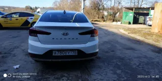 Hyundai Elantra 2019, автомобиль легковой, марка: Hyundai, модель: Elantra, VIN: XWEDB41CBL0003836, гос. рег. номер: А780ЕУ790, год изготовления: 2019.