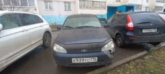 Автомобиль LADA Kalina, 2013 года выпуска, мощность 81.6 л.с., пробег 261000 км. VIN: ХТА111730D0268875, государственный номер Е939ТС716.