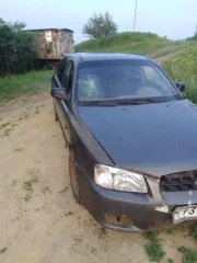 Hyundai Accent, 2003 год, кузов X7MCF41GP3D003263, двигатель G4EC1057425. Не на ходу.