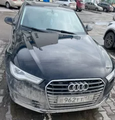 Транспортное средство Ауди А6, 2015 года выпуска, VIN WAUZZZ4G6GN029683, гос. рег. знак – Е962ТТ134, цвет   черный
