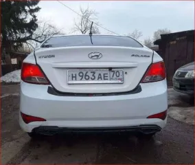 Hyundai Solaris, 2016 года, 107 лс, автомобиль легковой, марка: Hyundai, модель: Solaris, VIN: Z94CT41CAHR545192, гос. рег. номер: Н963АЕ70, год изготовления: 2016