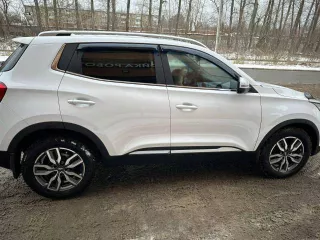 Chery Tiggo4. 2022 год. VIN: LVVDB21B7ND260005. Цвет: белый. Объем двигателя: 1499 см³. Мощность: 83 кВт (112.8 л.с.). Экологический класс: 5.