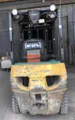 Автопогрузчик KOMATSU  Япония  FD 15T 20  заводской № машины  рама  659912, год выпуска 2007, цвет желтый синий зеленый