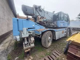 Кран самоходный Komatsu LW250-5, зав. № (рамы): L003-50094, 2006 г.в., цвет: синий, серый, документы (СОМ, ПСМ): в наличии, состояние: нерабочий, разукомплектован.