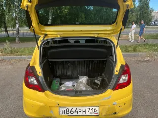 Opel Corsa 2012 года, желтый, VIN: W0L0SDL68D4024524, ПТС: 77УВ 891862, госномер: Н864РН716, мощность двигателя 101 л.с., объем 1398 см³. Не на ходу, требуется ремонт коробки передач, имеются сколы и вмятины по кузову, трещина на лобовом стекле. Имущество в залоге у ПАО "Совкомбанк". Ознакомление с…