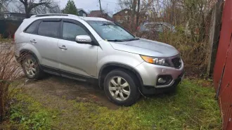 Kia Sorento, 2009 года, 174 лс, 189170 км, идентификационный номер (VIN): KNAKU811DA5013661, год выпуска: 2009, пробег 189 170 км, мощность 174 л.с., цвет СЕРЕБРИСТЫЙ, двигатель 2359 куб.см., руль левый, состояние удовлетворительное
