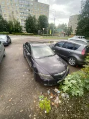 Mazda 6 2005 года, VIN: JMZGG14F551277307, госномер: С037АА550, модель двигателя: LF439185, мощность 104 кВт/141 л.с., объем 1999 см³, цвет кузова темно-вишневый, ПТС 50 РР 034413, СТС 99 66 802051. Не на ходу: отсутствует аккумулятор, пробит радиатор, вытек антифриз, проблемы с подвеской. Пробег…