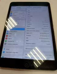 Планшет "iPad", рабочее состояние не проверялось, реализация в качестве годных остатков (Уведомление №3388 К от 09.12.2024 г.) Планшет "iPad" в корпусе черного цвета, по корпусу сколы и потертости, корпус металлический, без з/у, модель: A1455, разблокирован,  рабочее состояние не проверялось…