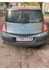 Renault Megane 2004 года, 98 л.с., пробег 290751 км, госномер 0764ТЕ68, VIN: VF1BM1A0H31755820. Автомобиль на ходу, техническое состояние удовлетворительное. Фактическое состояние определяется при осмотре. Все риски, связанные с неознакомлением с имуществом, несет покупатель.