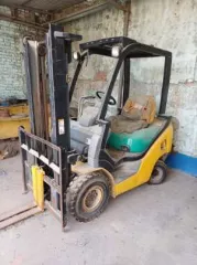 Вилочный погрузчик DOOSAN Infracore модель D15S-2, серийный номер JD-01062, год выпуска 2006, г/п 1500 кг, высота подъема 3300мм)