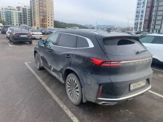 Exeed TXL 2023 года, 197.1 л.с., пробег 60885 км, полный привод, АКПП. VIN: LVTDD24B2PD324985, госномер: С665МО198. Кузов: легковой универсал, цвет черный. Объем двигателя 1998 куб. см, мощность 197.1 л.с., масса без нагрузки 1853 кг, разрешенная максимальная масса 2155 кг. Категория B…