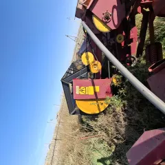 Жатка валковая зерновая ZhVZ-10.7M, 2014 года выпуска, заводской номер 1248, производитель РУП «Гомельский завод». Дополнительная информация на маркетплейсе Портал DA…