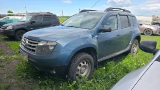 Renault Duster 2012, гос. номер H455BT68, VIN X7LHSRDVN48061568, цвет синий. Легковой автомобиль универсал Рено Дастер, 2012 г.в., VIN X7LHSRDVN48061568.