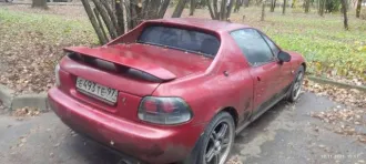 Honda CR-X 1993 года, 130 лс, транспортное средство Honda CR-X, регистрационный знак E493TE97, идентификационный номер (VIN): -, год изготовления ТС: 1993