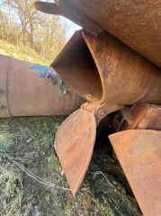 Бункер загрузочный для обсадных труб требует ремонта