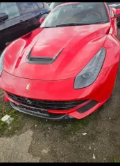 Ferrari F12, 2015 год. VIN: ZFF74UHB000211038, госномер: Е001МК 174. Документы и ключи отсутствуют.