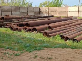 Металлическая труба длиной 10 м 40 см, диаметром 430 мм. 2 шт.