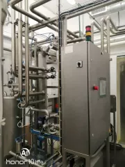 Оборудование для пищевого производства: компрессор сжатого воздуха, котельная, оборудование купажного отделения, система теплоснабжения и подогрева подготовленной воды, станция централизованной мойки оборудования, стерилизатор сока, теплообменник FP 10-13-EH, шкаф вытяжной химический ЛК-900 ШВП…