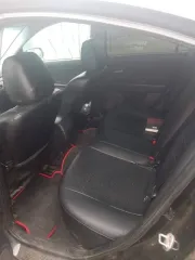 Mazda 3 2005 года выпуска, черный цвет. VIN: JMZBK12Z561296176, госномер: М815АС126. Мощность двигателя 77 л.с. (105 кВт), рабочий объем 1598 куб. см.