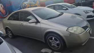 Легковой автомобиль прочее НИССАН ПРИМЕРА Р12, VIN: SJNBBAP12U0025604, 2002 г.в., цвет ЗОЛОТИСТЫЙ, Номер кузова  кабины : SJNBBAP12U0025604, Рабочий объем  см³ : 1769. Мощность  кВт/л.с. : 85.000/115.57, государственный регистрационный знак С863СР72