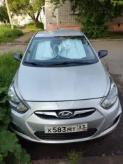 Hyundai Solaris 2012 года выпуска, модель двигателя G4FCBW430485, цвет серебристый темный, VIN Z94CT41DBCR102481, мощность двигателя 123 л.с., объем двигателя 1591 куб.см., масса без нагрузки 1160 кг, разрешенная масса 1565 кг, государственный регистрационный знак Х583МТ33