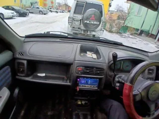 Nissan Cube 2000 года, госномер Н845МУ03, черный цвет. VIN: AZ10039628, двигатель бензиновый 1.3 л (85 л.с.), снаряженная масса 980 кг, полная масса 1200 кг. Производство: Япония.
