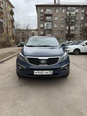 Kia Sportage 2011 года, VIN XWEPC811BB0004535, государственный номер М940ТМ35, синий цвет.