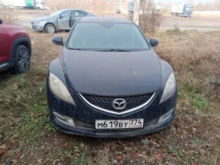 Mazda 6 2008 года, 147 л.с., АКПП. Автомобиль, марка (модель) – Mazda 6; наименование (тип ТС) – легковой седан, год выпуска – 2008; идентификационный номер: JMZGH12F701198255; цвет – черный.