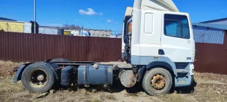 Грузовой автомобиль DAF 85CF.380FT4X2 2002 года выпуска, цвет белый, VIN XLRTE85XC0E599011, государственный номер А811УС116. Не на ходу, требуется капитальный ремонт. Имеются обременения в виде запретов на регистрационные действия: по документам 1120115405/1639 от 26.11.2024, 1113077519/1639 от…