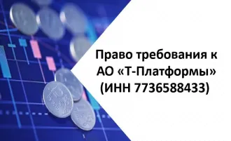 Права требования к АО «T-Platforms» 56 565 208 руб., право требования (дебиторская задолженность) к АО «T-Platforms» (ОГРН 5087746658984, ИНН 7736588433) в размере 56 565 208 руб., основана на договорах займа, заключенных Опанасенко В.Ю. и АО «T-Platforms», задолженность признана обоснованной и…