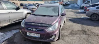 Hyundai Solaris 2011 года, 107 л.с., пробег 150000 км, АКПП. VIN: Z94CU41CBBR075557.