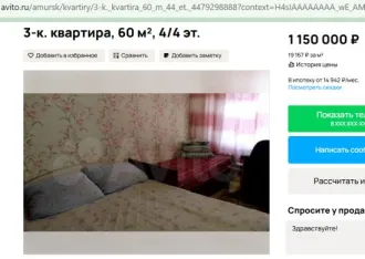 Квартира (доля 1/3), кадастровый номер: 27:18:0000011:3546, адрес: Российская Федерация, Хабаровский край, муниципальный район Амурский, городское поселение город Амурск, город Амурск, проспект Победы, дом 4, квартира 133, площадь 56.5 кв.м, вид права — общая долевая собственность 1/3, вид объекта…
