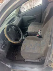 Chevrolet Lanos 2007 года, 86 л.с., пробег 276085 км. Госномер С742ТР24, VIN Y6DTF69Y070073032. Заводится, едет. Требует ремонта: перегорел включатель поворотников, пороги гнилые, двигатель потребляет масло, сел аккумулятор.